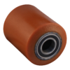 Gietijzeren palletwagenwiel, 85mm diameter, 80mm breed, 750kg draagvermogen, PR945131