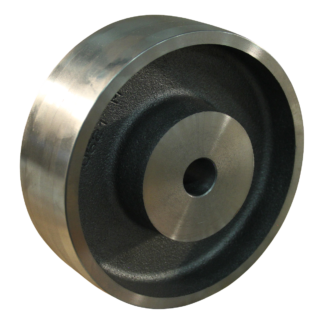 Gietijzeren wiel, 150mm diameter, gietijzeren loopvlak, glijlager, LW429843