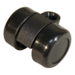 Kunststof zwenkwiel, 36mm diameter, PP loopvlak, glijlager, ZW687473