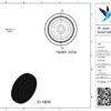 PP wiel, 125mm diameter, rubber loopvlak, rollager RVS - Afbeelding 2