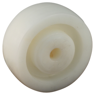 PA wiel, 100mm diameter, PA loopvlak, glijlager, LW120447