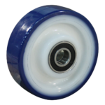 PA wiel, 100mm diameter, PU loopvlak, kogellager, LW195259