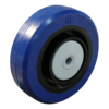 PA wiel, 125mm diameter, elastisch rubber loopvlak, kogellager, LW640232