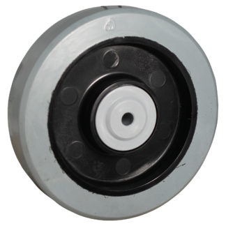 PA wiel, 200mm diameter, elastisch rubber loopvlak, kogellager, LW884286