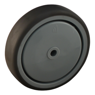 PP wiel, 100mm diameter, TPE loopvlak, kogellager, LW106367