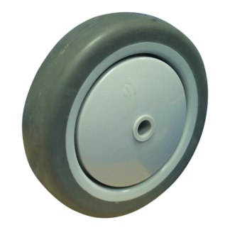 PP wiel, 100mm diameter, TPE loopvlak, kogellager, LW211186