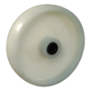 PP wiel, 125mm diameter, PP loopvlak, rollager RVS, LW590095