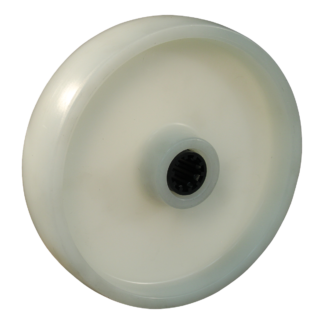 PP wiel, 125mm diameter, PP loopvlak, rollager RVS, LW590095