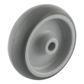 PP wiel, 125mm diameter, TPE loopvlak, glijlager, LW591283