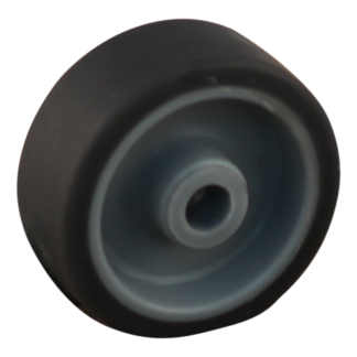 PP wiel, 50mm diameter, TPE loopvlak, glijlager, LW509395