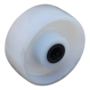 PP wiel, 80mm diameter, PP loopvlak, rollager RVS, LW967215
