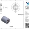 PA palletwagenwiel, 85mm diameter, 100mm breed, 950kg draagvermogen - Afbeelding 3