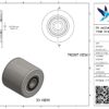 PA palletwagenwiel, 85mm diameter, 75mm breed, 700kg draagvermogen - Afbeelding 3