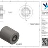 PA palletwagenwiel, 82mm diameter, 90mm breed, 775kg draagvermogen - Afbeelding 3