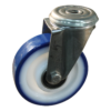Rvs zwenkwiel, 125mm diameter, PU loopvlak, kogellager RVS, ZW882472