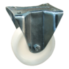 Stalen bokwiel, 150mm diameter, PA loopvlak, glijlager, 202mm bouwhoogte, BW802793