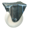 Stalen bokwiel, 160mm diameter, PA loopvlak, glijlager, 207mm bouwhoogte, BW343631