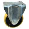 Stalen bokwiel, 160mm diameter, PU loopvlak, kogellager, 207mm bouwhoogte, BW791094