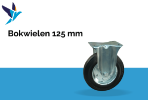 Bokwielen 125 mm