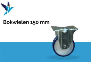 Bokwielen 150 mm