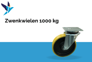 Zwenkwielen 1000 kg