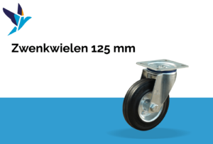 Zwenkwielen 125 mm