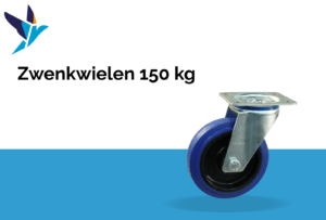 Zwenkwielen 150 kg