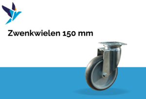 Zwenkwielen 150 mm