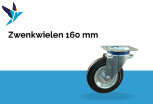 Zwenkwielen 160 mm