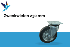 Zwenkwielen 230 mm