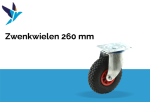 Zwenkwielen 260 mm