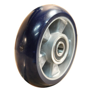 Aluminium wiel, 160mm diameter, PU loopvlak, kogellager, LW678564