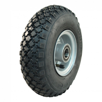Stalen wiel, 260mm 3.00-4, luchtband 4PR, kogellager, S-2303, 20mm asgat