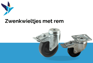Plons vrije tijd Kritiek Zwenkwieltjes met rem kopen? Op voorraad bij Rollers.nl!