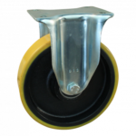 Stalen bokwiel, 175mm diameter, PU loopvlak, kogellager, 228mm bouwhoogte, BW195876