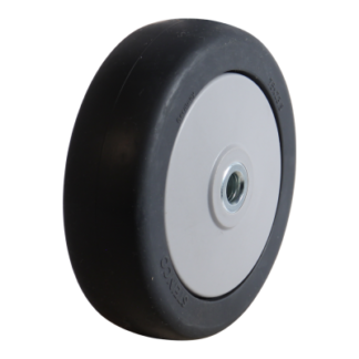 PP wiel, 75mm diameter, TPE loopvlak, kogellager, LW501407