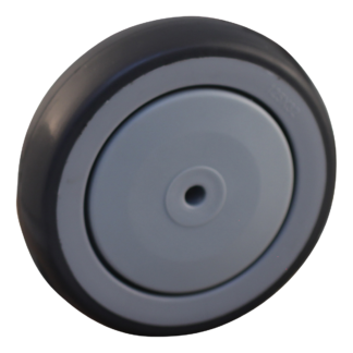 PP wiel, 150mm diameter, TPE loopvlak, kogellager, LW760009
