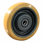 PA wiel, 160mm diameter, PU loopvlak, kogellager, LW737067