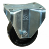 Stalen bokwiel, 80mm diameter, Ditherm loopvlak, glijlager, 108mm bouwhoogte, BW981749