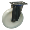 Rvs zwenkwiel, 200mm diameter, PA loopvlak, rollager RVS, ZW731619
