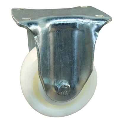 Stalen bokwiel, 125mm diameter, PA loopvlak, glijlager, 171mm bouwhoogte, BW348841