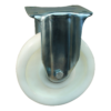 Stalen bokwiel, 200mm diameter, PA loopvlak, kogellager, 248mm bouwhoogte, BW587458