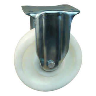 Stalen bokwiel, 200mm diameter, PA loopvlak, kogellager, 248mm bouwhoogte, BW587458
