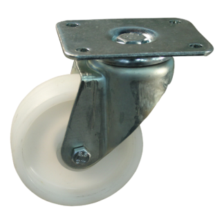 Stalen zwenkwiel, 150mm diameter, PA loopvlak, kogellager, ZW528042