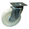 Stalen zwenkwiel, 200mm diameter, PA loopvlak, glijlager, ZW713189