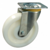 Stalen zwenkwiel, 125mm diameter, PA loopvlak, kogellager, ZW173168