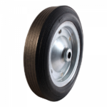 Stalen wiel, 385mm diameter, massief rubberen loopvlak, rollager, LW876792