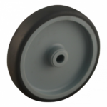 PP wiel, 125mm diameter, TPE loopvlak, glijlager, LW254465