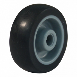 PP wiel, 50mm diameter, TPE loopvlak, glijlager, LW601272