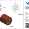 Gietijzeren palletwagenwiel, 85mm diameter, 90mm breed, 800kg draagvermogen - Afbeelding 3